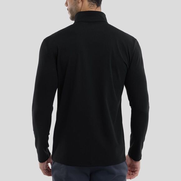 FIOBOC SmoothBlend Slim Fit Half Zip Mock Neck Tee: Zip Contrast Color Size XL - Picture 3 of 10